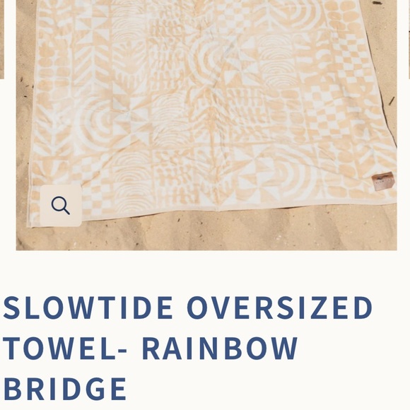 Free People x Slowtide Oversized Beach Towel, Set of 2, NWT - Picture 5 of 15